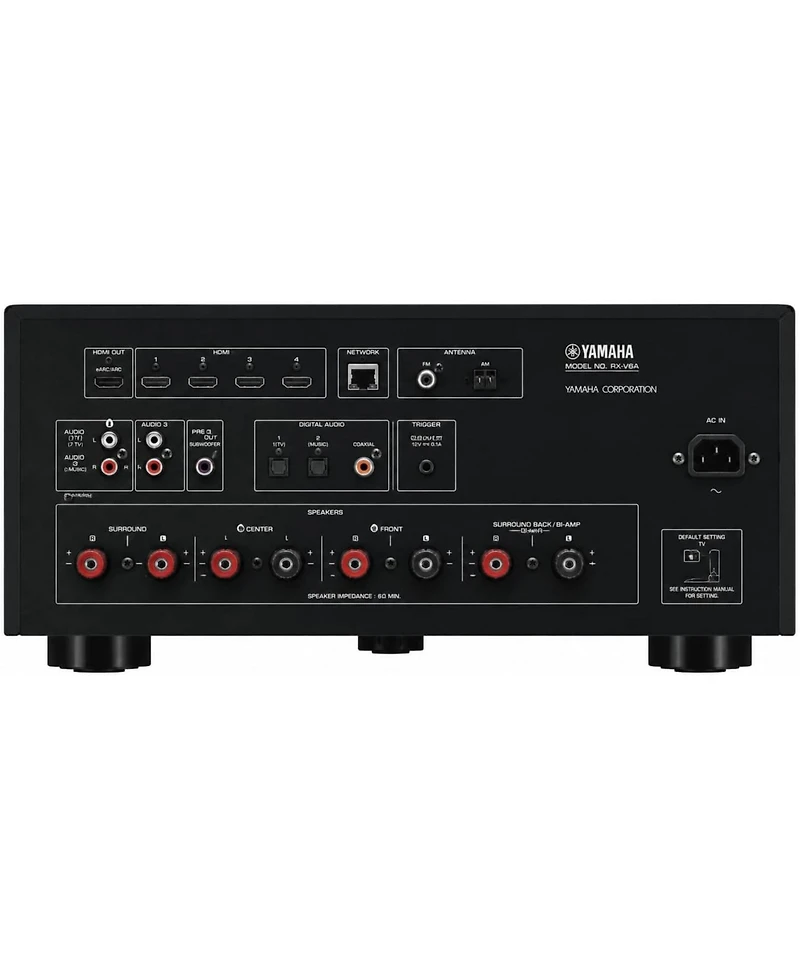 Yamaha Rx-V6A 7.2-Channel 8K Av Receiver with Speaker Pair