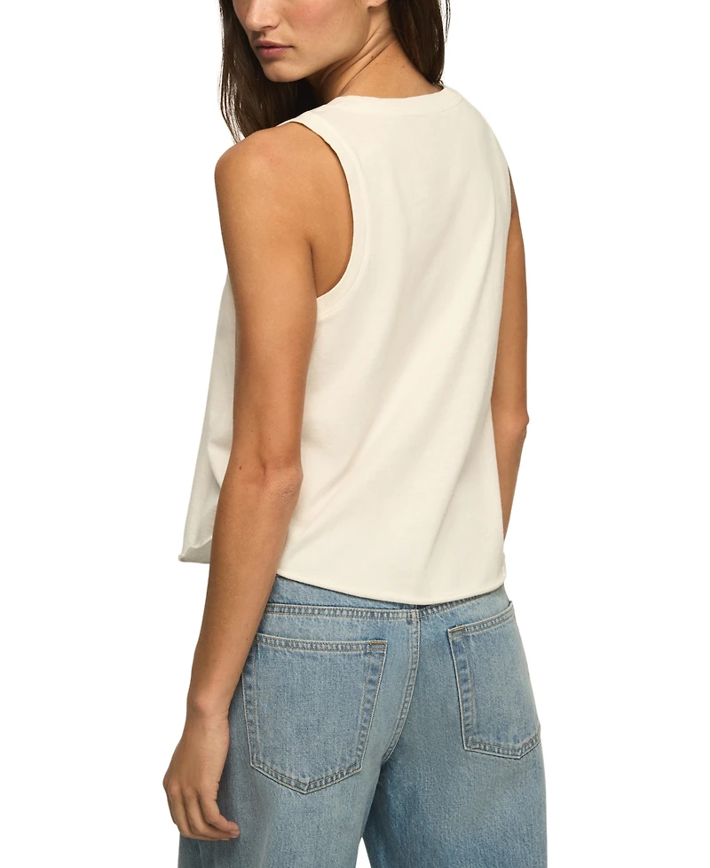Lucky Brand Women's Grateful Dead Airbrush Muscle Sleeveless Tank Top