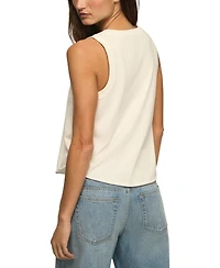 Lucky Brand Women's Grateful Dead Airbrush Muscle Sleeveless Tank Top