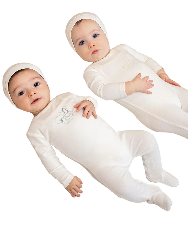 NoggiWear Baby Boys( 1M to 9M ) Rocking Horse Footie