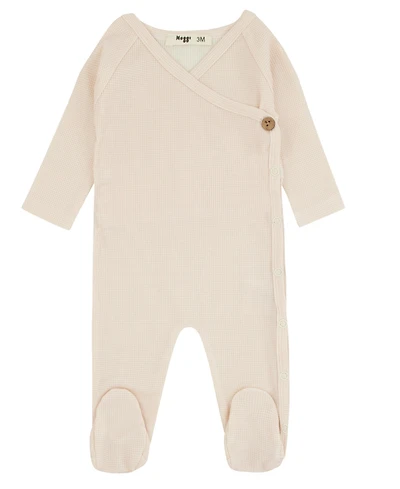 NoggiWear Baby Boys( 1M to 12M ) Ribbed Striped Wrap Footie