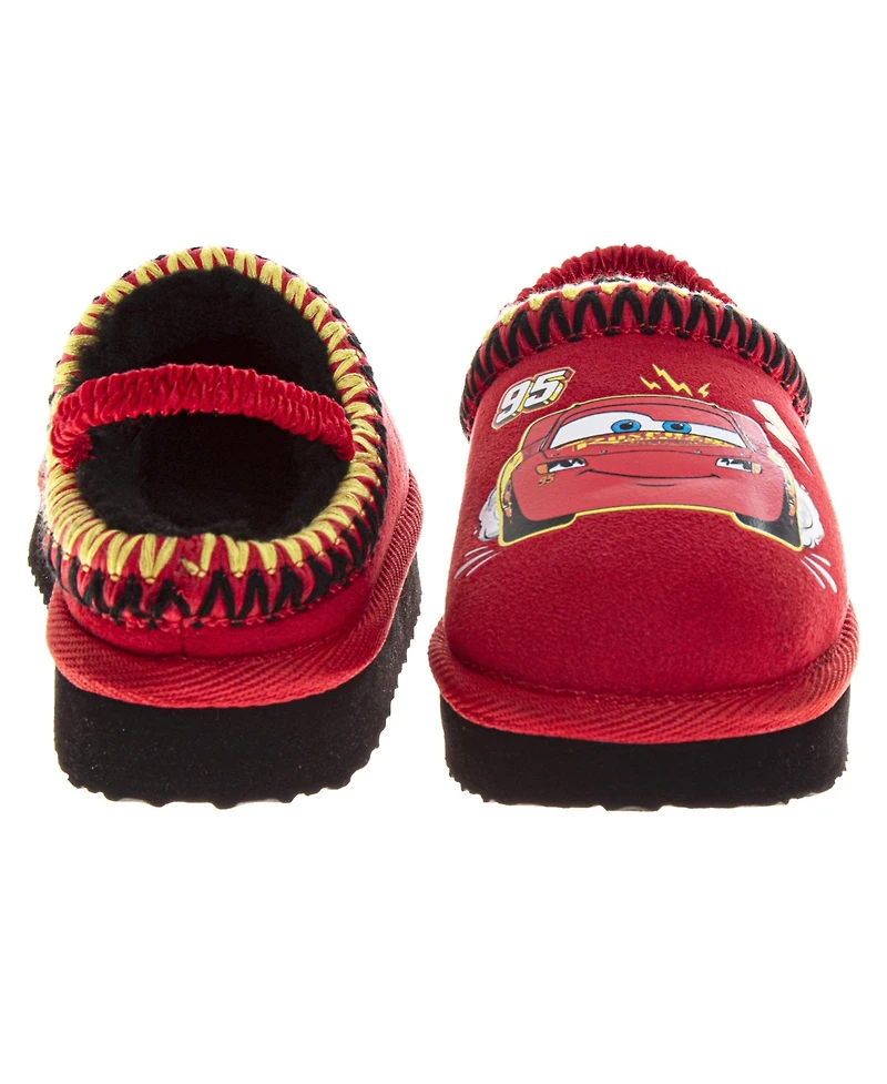 Disney Toddler Boy's (5-12) Cars Lightning Slippers Soft, Cozy, and Comfortable Footwear