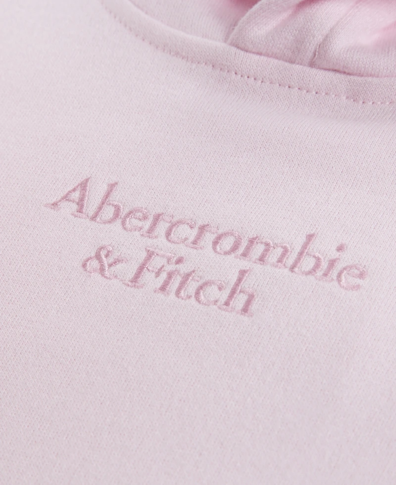 abercrombie kids Toddler Girls' 2T-5T Essential Logo Pullover Hoodie