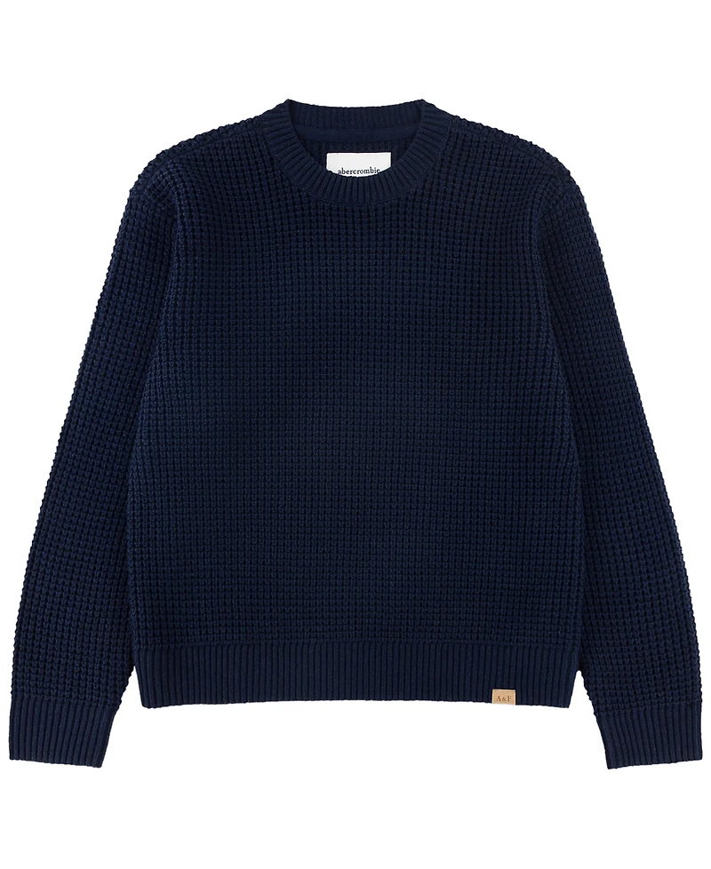 abercrombie kids Boys' 5-18 Long-Sleeve Thermal Crew Sweater