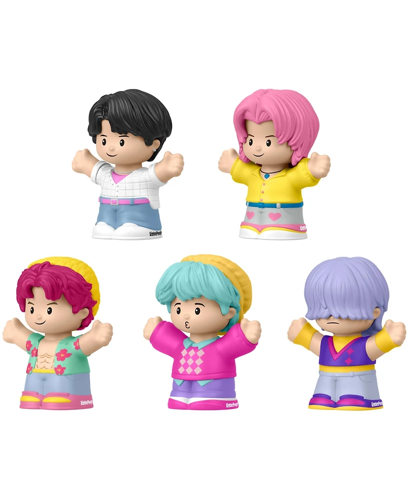 Little People KPop Demon Hunters: Saja Boys Special Edition Netflix 5-Piece Action Figure Set, Ages 8+