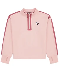 Tommy Hilfiger Girls' 7-16 Fleece Quarter-Zip Sweatshirt