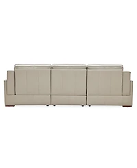 Aspen 2 Pm 3-Piece Leather Sofa Set (Laf Recliner, Raf Armless Chair), Macy's Exclusive