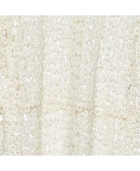 Pre-Owned Chloe Women's Eggshell White Guipure Lace Sheer Knee Length Dress