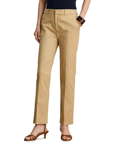 Lauren Ralph Women's High-Rise Slim Ankle Pants