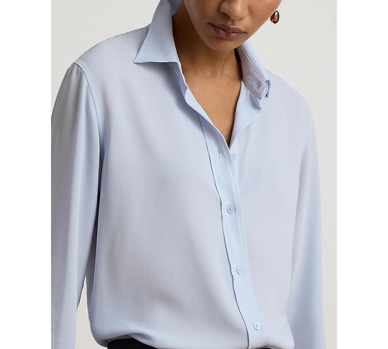 Lauren Ralph Women's Long-Sleeve Collared Shirt