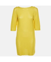 Pre-Owned Hermes Women's Pre-Owned Hermes Silk Textured Knit Mini Dress