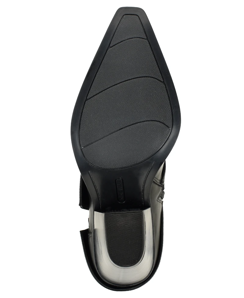 Nine West Women's Umberto Fold Over Snip Toe Booties