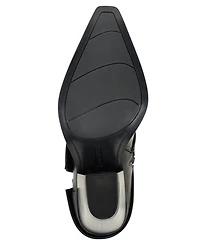 Nine West Women's Umberto Fold Over Snip Toe Booties