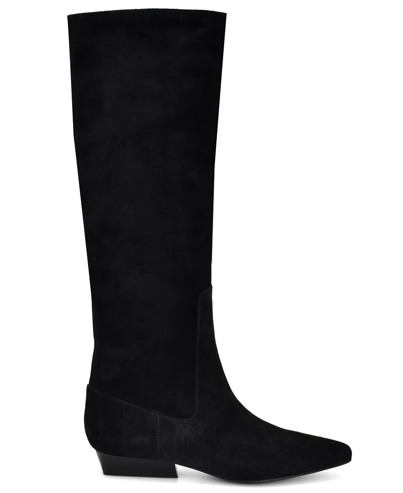 Nine West Women's Morisa Suede Dress Tall Boots