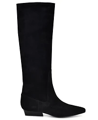 Nine West Women's Morisa Suede Dress Tall Boots