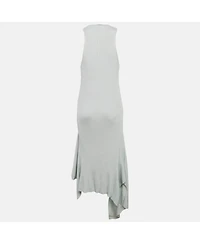 Pre-Owned Stella Mccartney Women's Rib Knit Asymmetric Maxi Dress