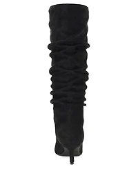 Nine West Women's Riyaa Tall Slouch Kitten Heel Dress Boots
