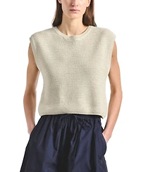 Derek Lam 10 Crosby Women's Vivienne Mesh Knit Sleeveless Sweater