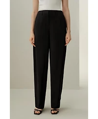 Lilysilk Women's Curved Seam Silk Crepe Pants