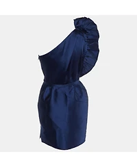 Pre-Owned Stella Mccartney Women's Cotton and Silk One Shoulder Dress