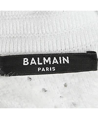 Pre-Owned Balmain Women's Knit Mohair Blend Bodycon Mini Dress