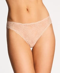 b.tempt'd Women's by Wacoal Floral Lace Moderate Coverage High-Leg Panties