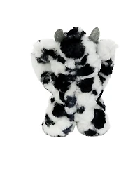 Mighty Jr Angry Animals Mad Cow, Durable Plush Squeaky Dog Toy
