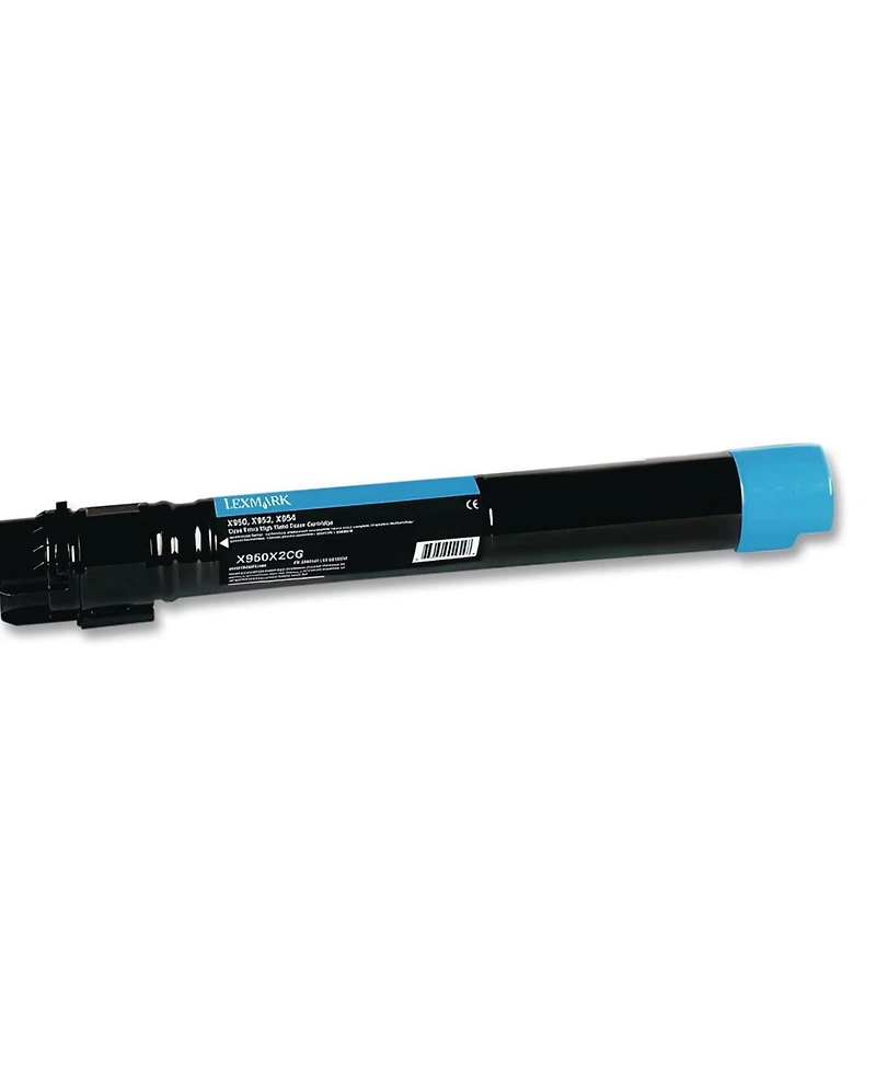 Lexmark X950X2CG Cyan Toner Cartridge for X950de, X952dte & X954dhe Color Laser MFPs, 22000 Pages Yield