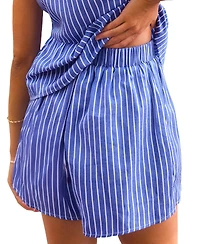 Cupshe Women's Atlantic Coast Striped Shorts