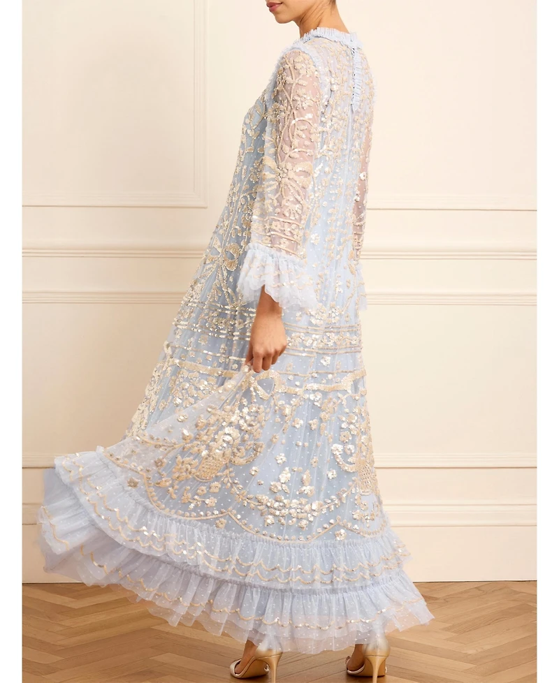 Needle & Thread Women's Celia Long Sleeve Ankle Gown