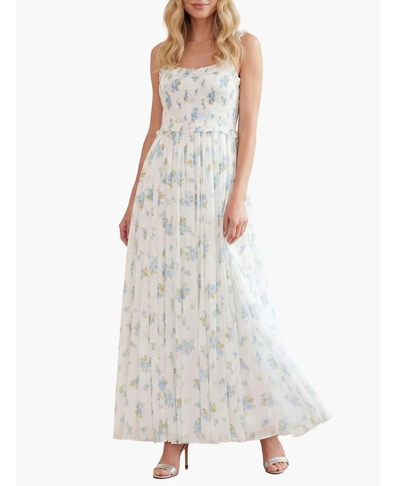 Needle & Thread Women's Magnolia Ditsy Chiffon Cami Ankle Gown