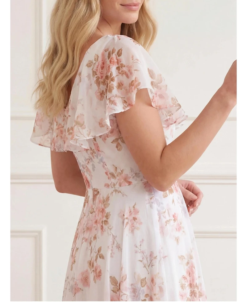 Needle & Thread Women's Summer's Rose Georgette Ankle Gown