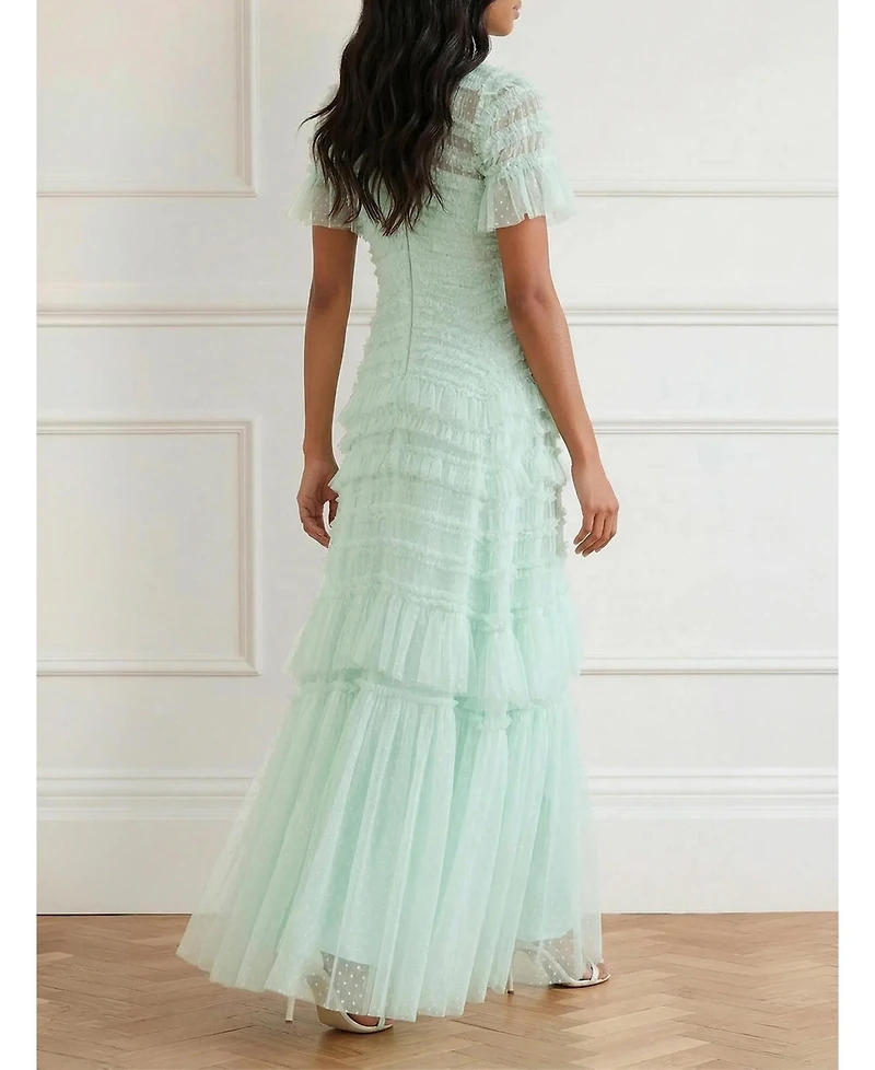 Needle & Thread Women's Valentine Ruffle Maxi Gown