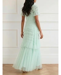 Needle & Thread Women's Valentine Ruffle Maxi Gown