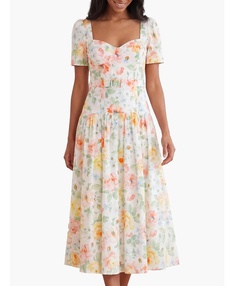 Needle & Thread Women's Sienna Rose Cotton Ballerina Dress