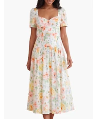 Needle & Thread Women's Sienna Rose Cotton Ballerina Dress