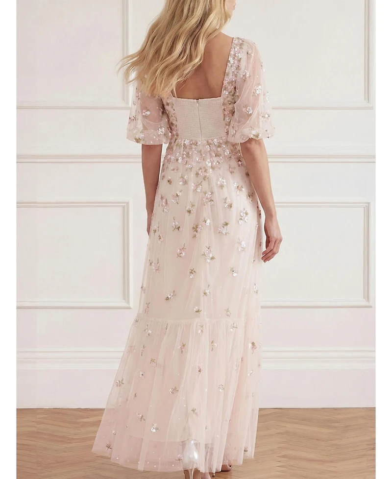 Needle & Thread Women's Meadow Ditsy Sweetheart Ankle Gown