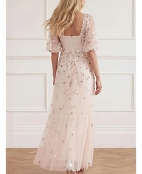 Needle & Thread Women's Meadow Ditsy Sweetheart Ankle Gown