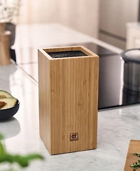 Zwilling Bamboo Bristle Knife Storage Block