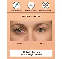 Lovery Korean Skin Care Vitamin C Eye Cream, Instant Tightening and Brightening, Firming and Depuffing Korean Under-Eye Treatment