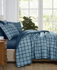 Cannon Luka Grid Plaid 2-Piece Comforter Set, Twin/Twin Xl