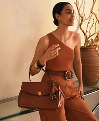 Lauren Ralph Braided Leather Belt