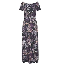 Lascana Women's Floral Off Shoulder Maxi Dress