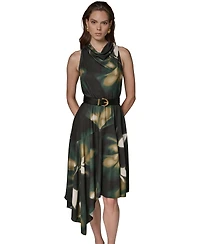 Donna Karan New York Women's Jersey Print Sleeveless Dress