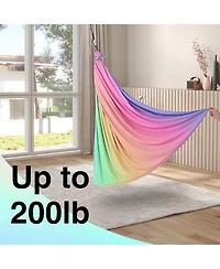 gaomon Sensory Swing Dual-Layer Therapy Swing for Autism, Adhd and Sensory Needs, Calming Hug Effect, 360degree(s) Swivel, Indoor/Outdoor Use