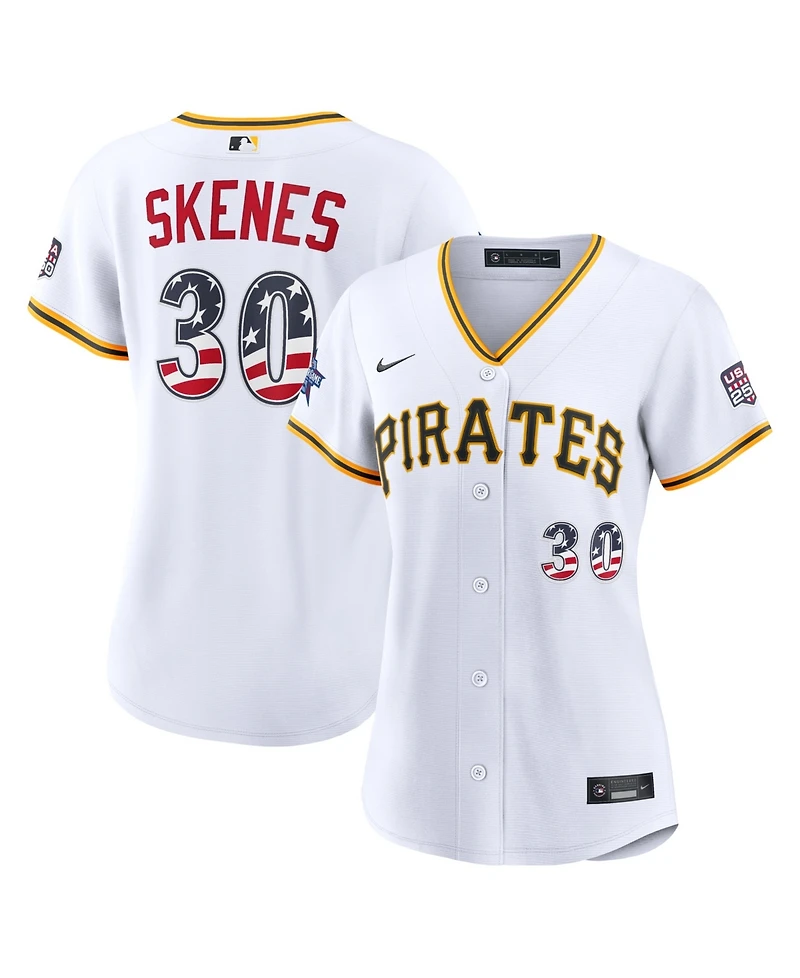 Nike Women's 2026 All-Star Edition Stars Stripes Pittsburgh Pirates Paul Skenes White Stadium Jersey