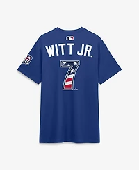 Nike Men's 2026 All-Star Game American League Bobby Witt Jr. Rush Blue Name & Number T-Shirt