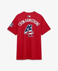 Nike Men's 2026 All-Star Game National League Pete Crow-Armstrong Red Name & Number T-Shirt