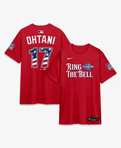 Nike Men's 2026 All-Star Game National League Shohei Ohtani Red Name & Number T-Shirt