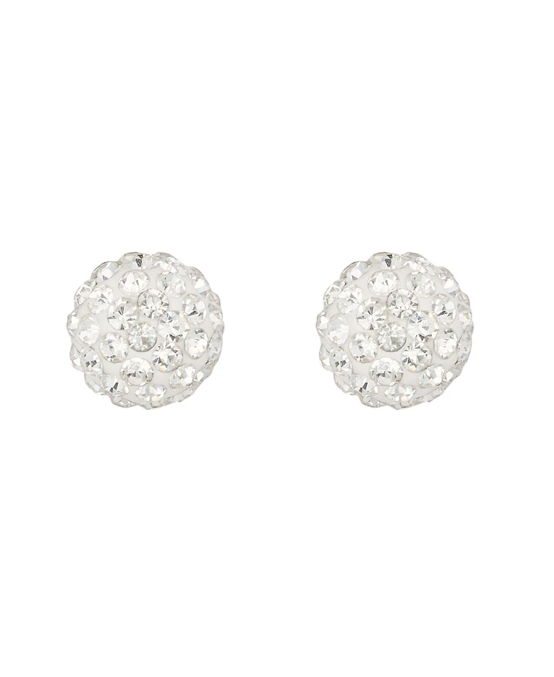 Macy's 8mm Crystal Ball Stud Earrings
